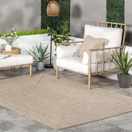 Nuloom Wynn Braided Indoor/Outdoor Area Rug 5ft x 8ft HJFV01G-508